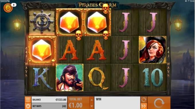 Pirate's Charm Quickspin Slot