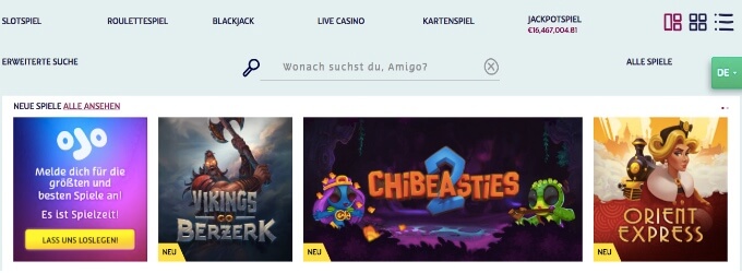 Play OJO Casino Spiele