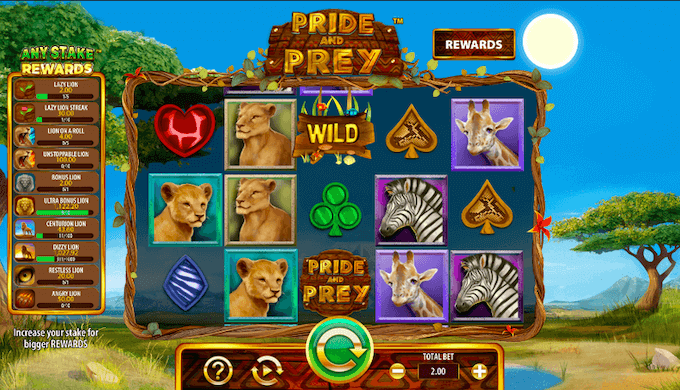 Pride & Prey WMS Slot