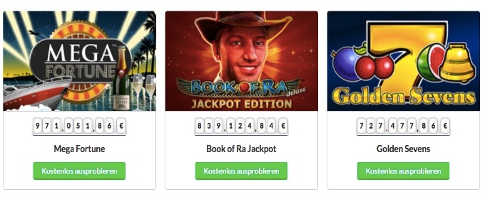 Quasar Gaming Jackpot Spiele