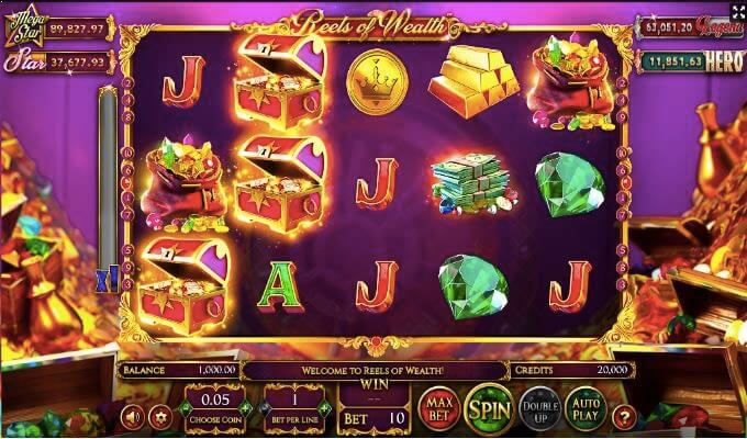 Reels of Wealth Betsoft Slot