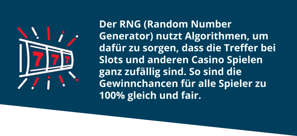RNG bedeutet den puren Zufall im Online-Casino