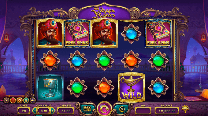 Sahara Nights Yggdrasil Slot Bewertung Rezension Bonus