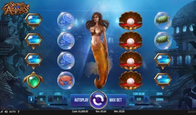 Secrets of Atlantis NetEnt Slot