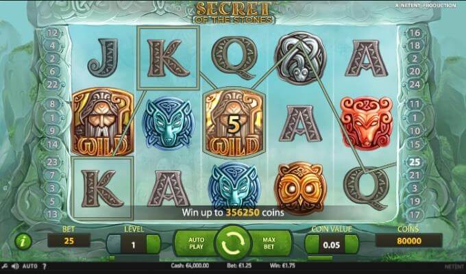 Secrets of the Stones NetEnt Slot