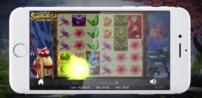 The Legend of Shangri-La Cluster Pays Slot NetEnt