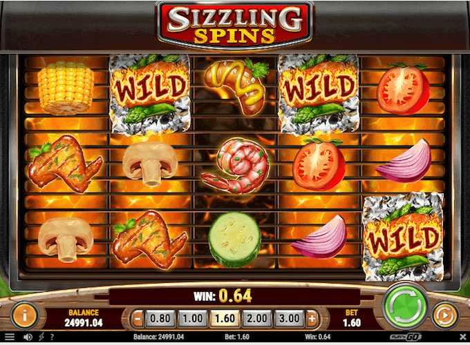 Sizzling Spins Play n GO Slot