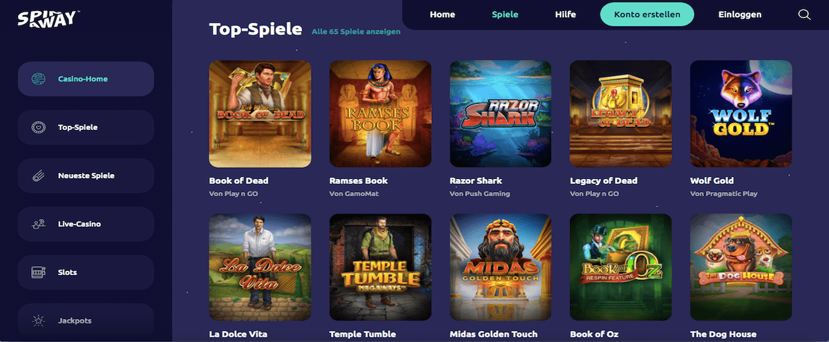 Spin Away Spiele