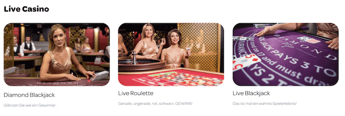 Spin Casino Live Casino