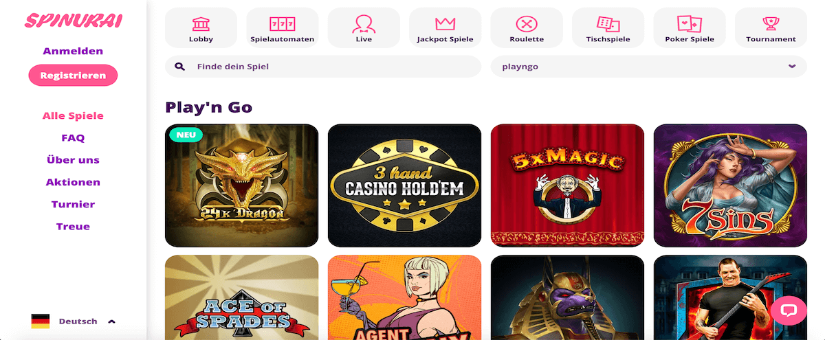 Spinurai Homepage