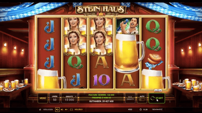 Stein Haus Novomatic Slot