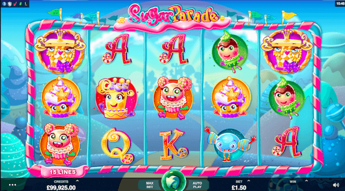 Sugar Parade Microgaming Slot