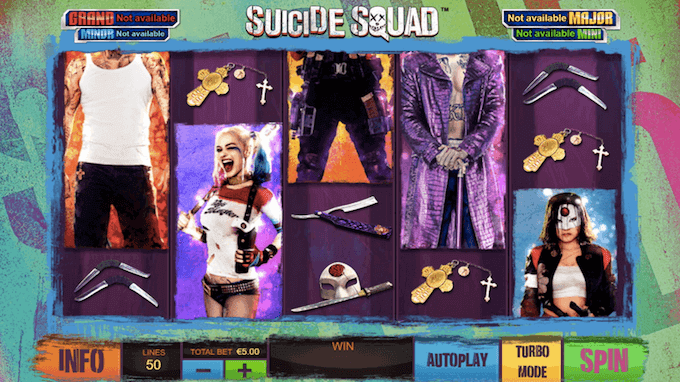 Suicide Squad Playtech Slot