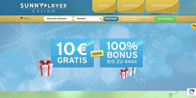 das sunnyplayer Casino besuchen