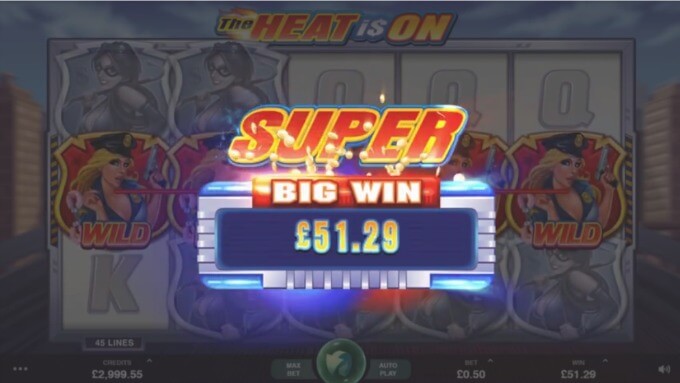 The Heat is On Slot Microgaming Super Win 