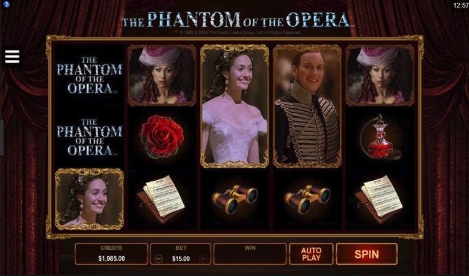 The Phantom of the Opera Microgaming Slot