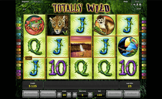 Totally Wild Slot Novomatic