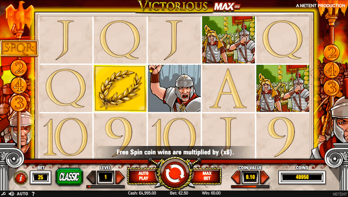 Victorious Slot NetEnt