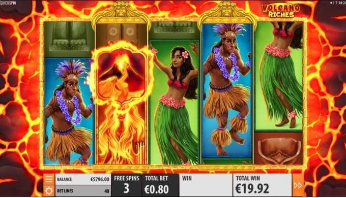 Volcano Riches Quickspin Slot