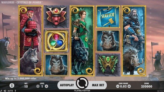 Warlords: Crystals of Power NetEnt Slot