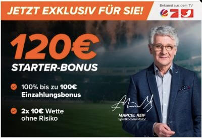 Wetten.com Willkommensbonus Sport