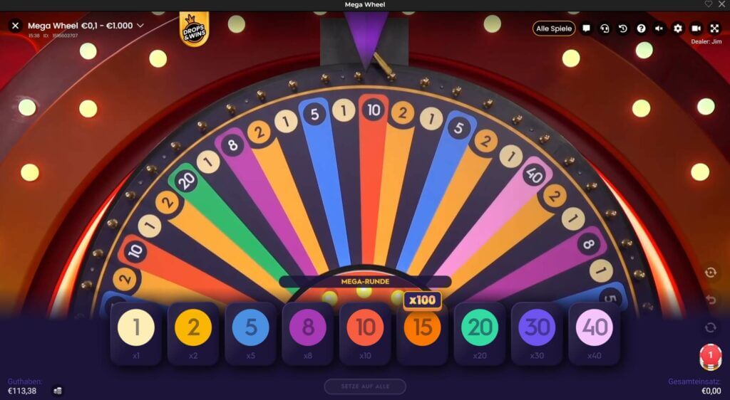 Pragmatic Play Mega Wheel Game Show