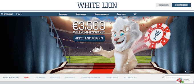 White Lion Casino Bonus