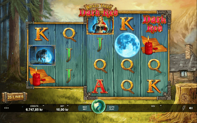 Wicked Tales Dark Red Slot