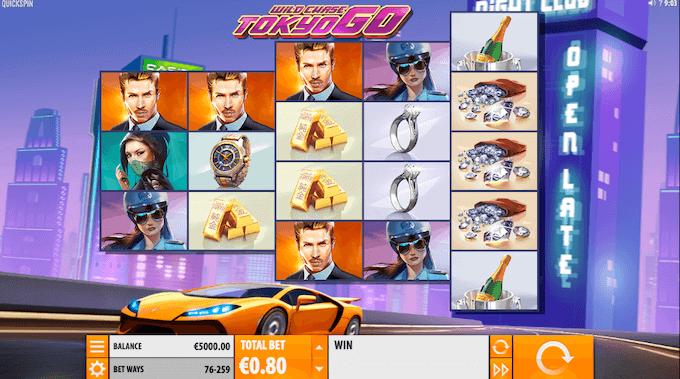 Wild Chase Tokyo Go Slot Quickspin