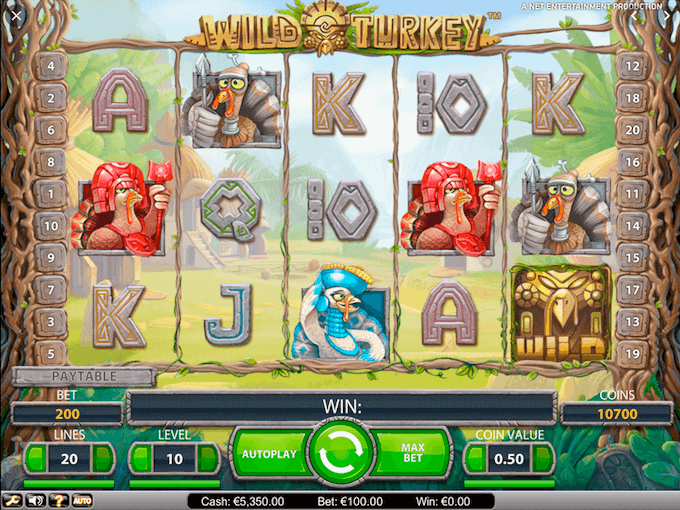 Wild Turkey Slot NetEnt