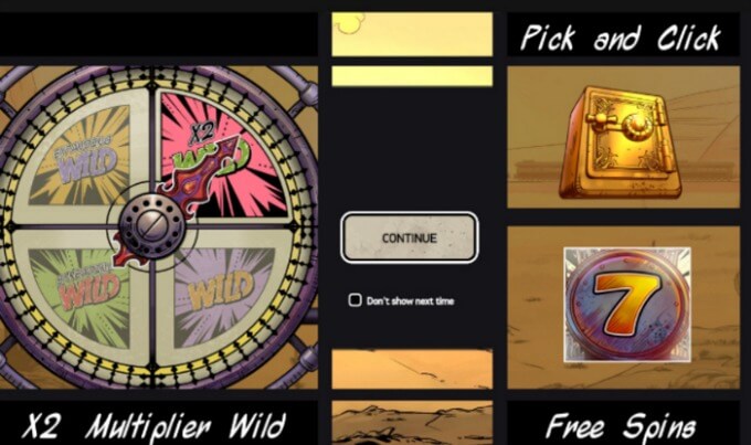 Wild Wild West: The Great Heist NetEnet Slot Bonus Spiel