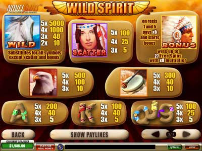 Screenshot Wild Spirit Slot