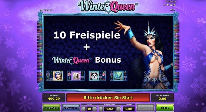 Winter Queen Novomatic Freispiel Feature