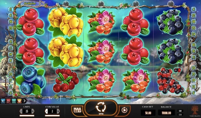 Winterberries Yggdrasil Slot