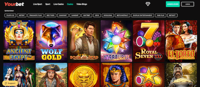 Yourbet Casino Spiele