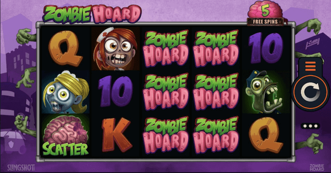 Zombie Hoard Microgaming Slot